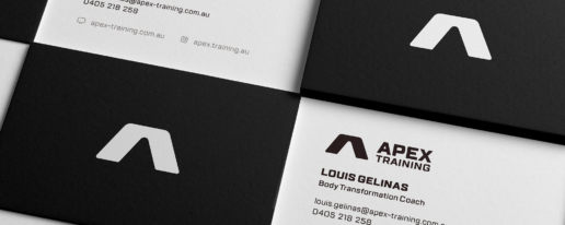 Personal trainer business card design