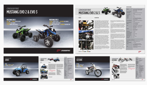 Motorbike brochure design